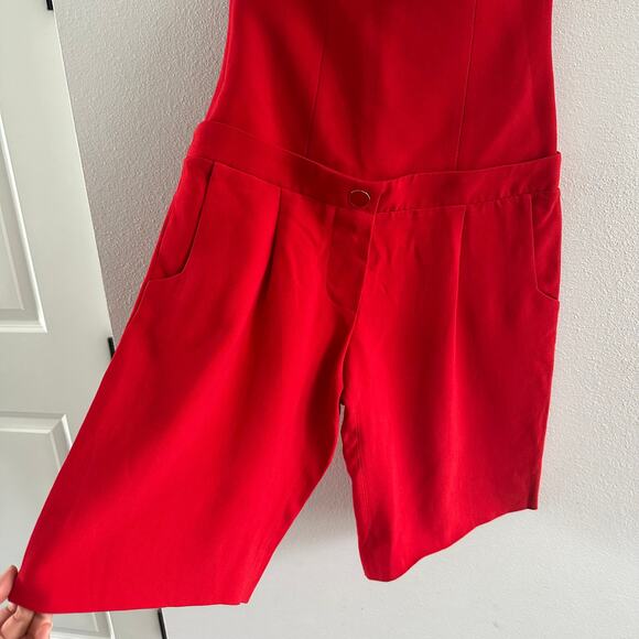 Rowen Rose Bustier Mini Jumpsuit Size 36 New - Picture 3 of 8
